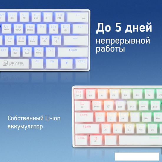 Клавиатуры Оклик K763W (белый)
