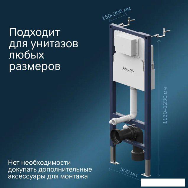 Унитаз подвесной Lauter Magdeburg 21103EC + I012709 + PrimeFit S I090201 (черный матовый с кнопкой смыва белый глянцевый)