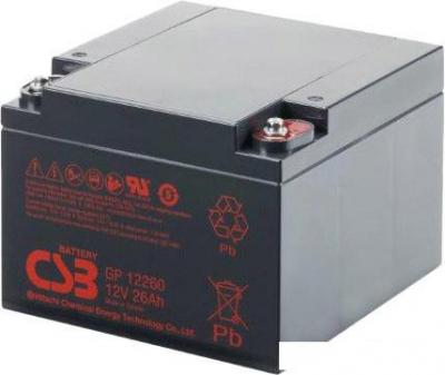Аккумулятор для ИБП CSB Battery GP12260 (12В/26 А·ч)