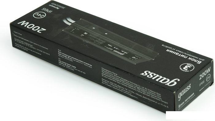 Блок питания Gauss 200W 24V IP66 202022400