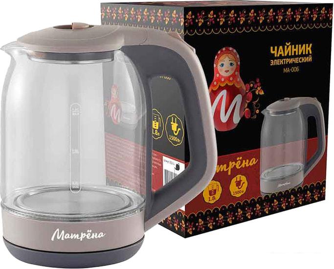 Электрический чайник Матрена MA-006 (бежевый)