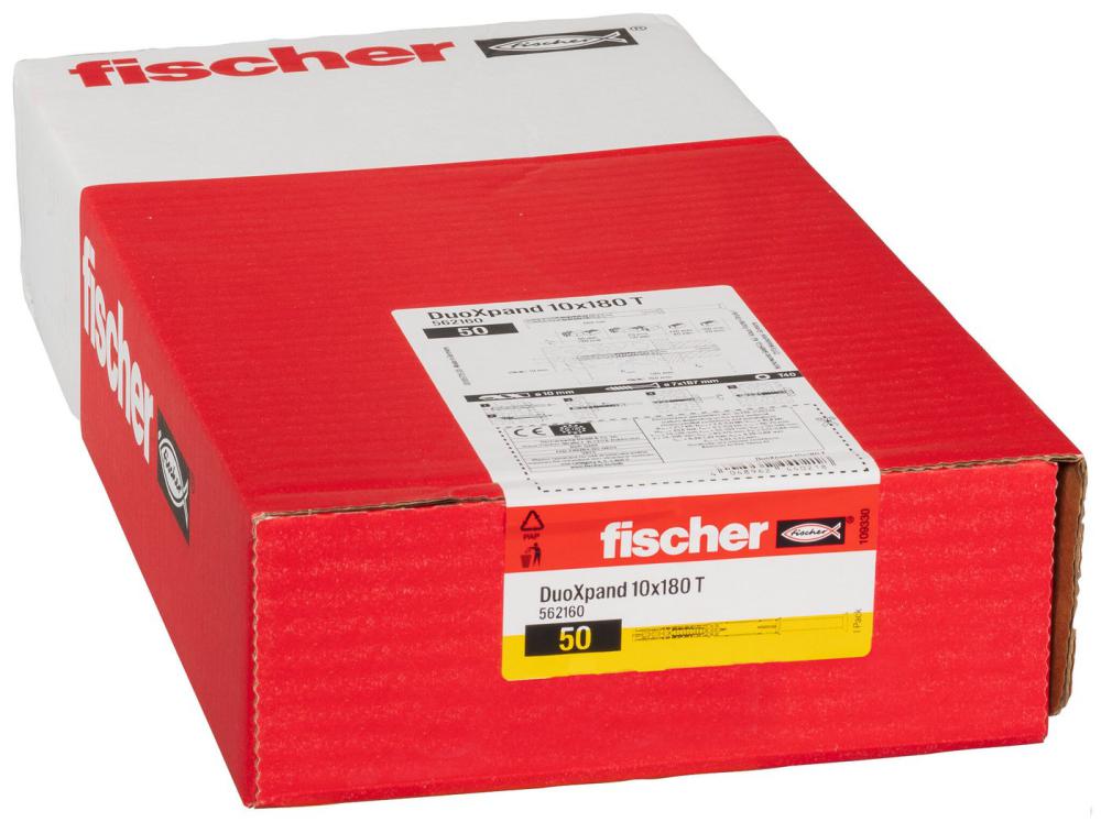 Дюбель фасадный Fischer DuoXpand 10x180 T 562160 (50 шт)
