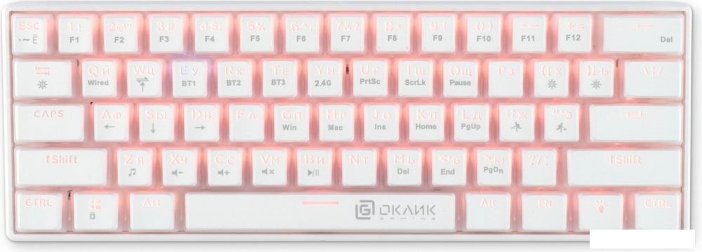 Клавиатуры Оклик K763W (белый)