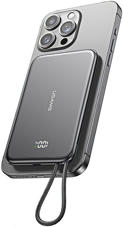 Внешний аккумулятор Usams CD227 5000mAh (темно-серый)