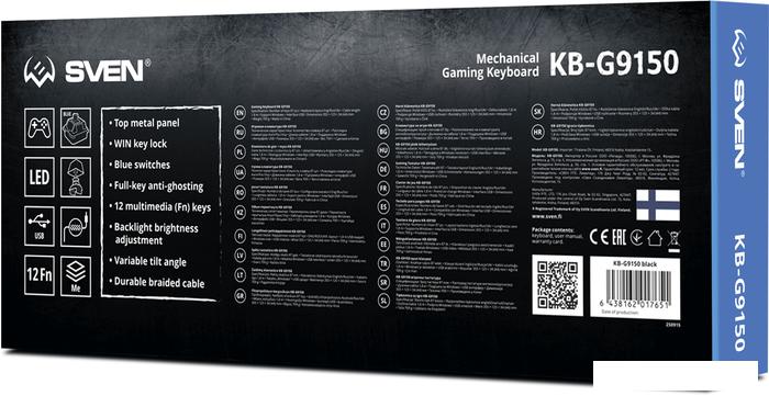 Клавиатура SVEN KB-G9150