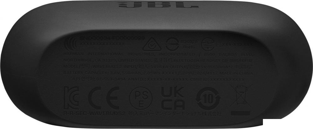 Наушники JBL Wave Buds 2 (черный)