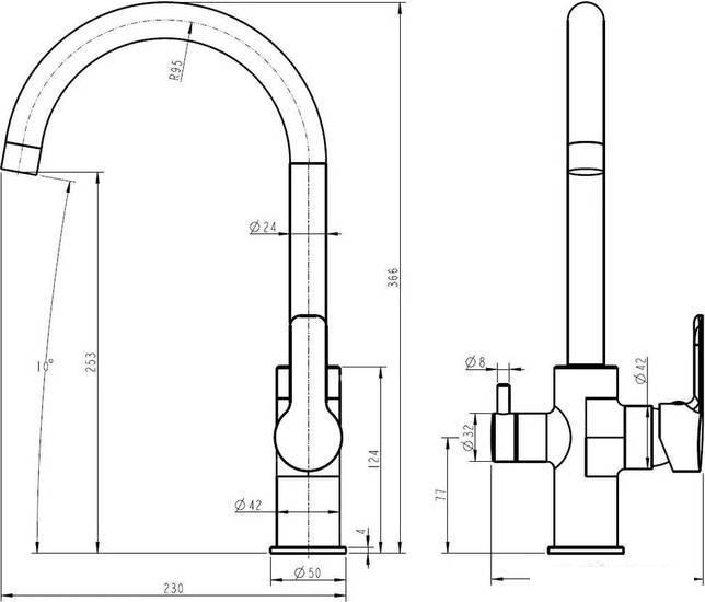Смеситель Esko K27
