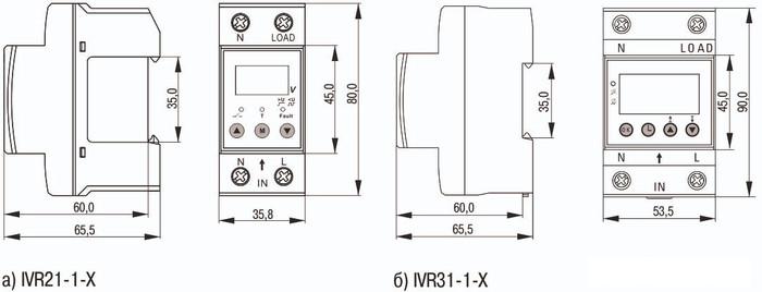 Реле напряжения IEK IVR21-1-40