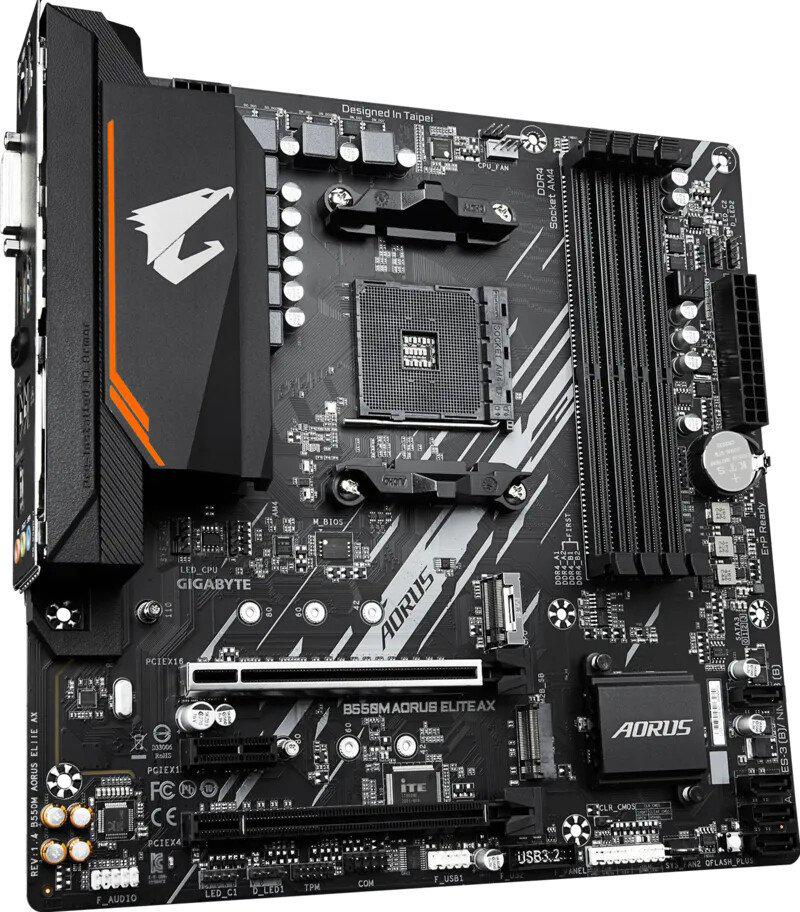 Материнская плата Gigabyte B550M Aorus Elite AX (rev. 1.4)