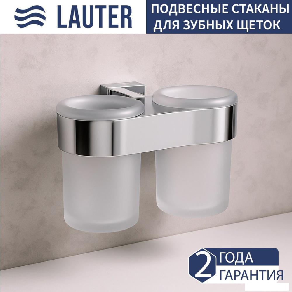 Набор аксессуаров для ванной Lauter 21TS3016 + 21TS3020 + 21TS3001 (Chrome, 3 предмета)