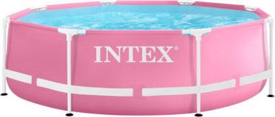 Бассейны Intex Pink Metal Frame 28290 (244х76 см)