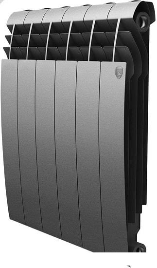 Биметаллический радиатор Royal Thermo BiLiner 500 Silver Satin (11 секций)