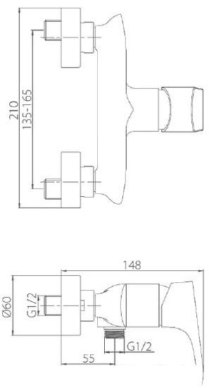 Смеситель Damixa Palace Grand 462000000