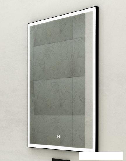 Континент Зеркало Frame Silver Led 60x80 (нейтральная подсветка)