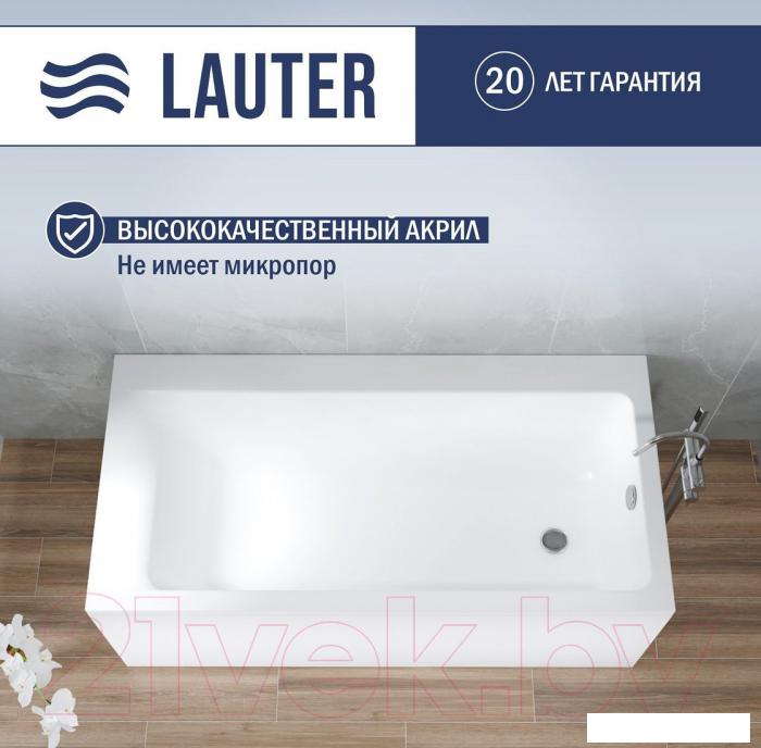Ванна Lauter Seraphina 160x80 2112160R (с ножками и лицевым экраном)