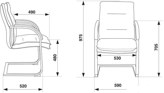 Офисный стул Бюрократ T-9927SL-LOW-V (светло-коричневый)