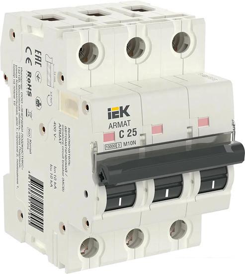 Выключатель автоматический IEK AR-M10N-3-C025