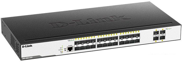 Управляемый коммутатор 2-го уровня D-Link DGS-3000-28XS/B1A