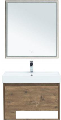 Aquanet Зеркало Nova Lite 75 LED 00249513 (дуб рустикальный)