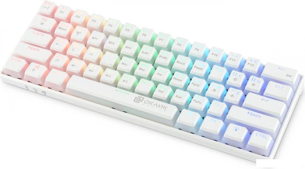 Клавиатуры Оклик K763W (белый)