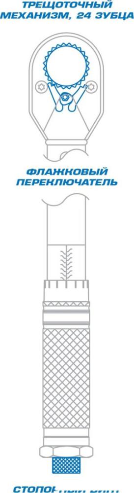 Динамометрические ключи и отвертки King Tony Classic 34423-2A