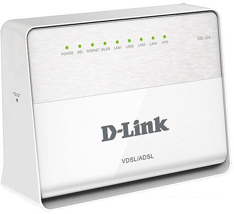 DSL-модемы и маршрутизаторы D-Link DSL-224/T1A