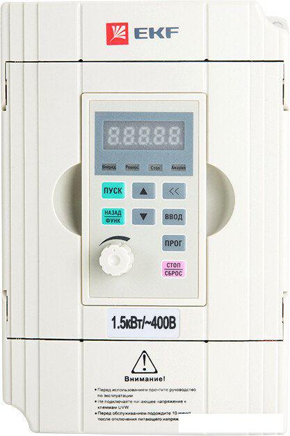 Частотный преобразователь EKF PROxima VT100-1R5-3B