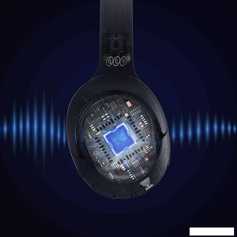 Наушники QCY H3 (темно-синий)