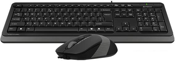 Офисный набор A4Tech Fstyler F1010 (черный/серый)