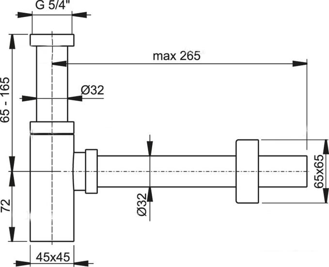Сифон Alcaplast A401