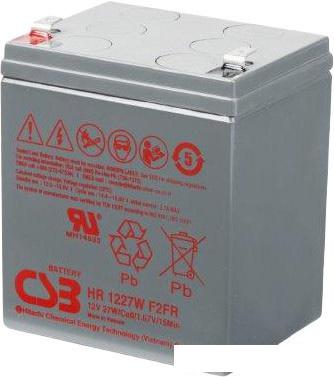 Аккумулятор для ИБП CSB Battery HR1227W F2 (12В/6.5 А·ч)