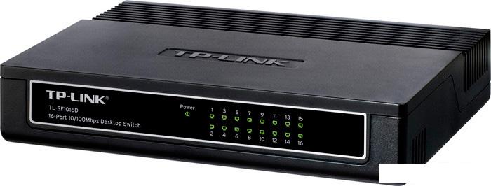 Неуправляемый коммутатор TP-Link TL-SF1016D