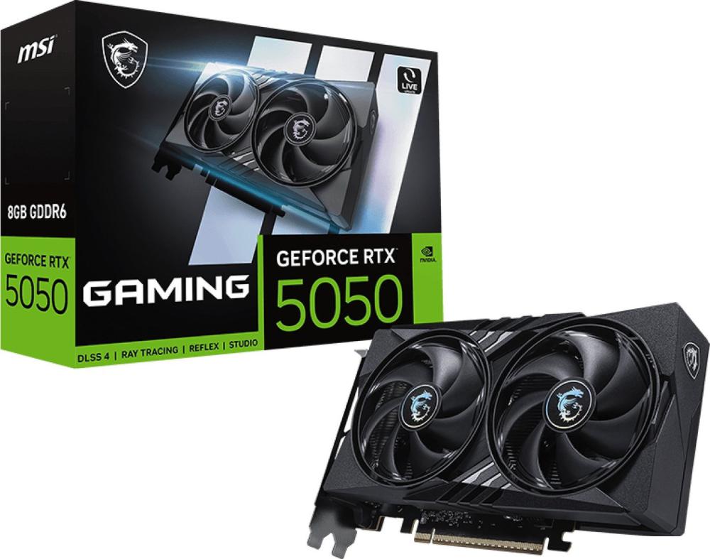 Видеокарты MSI GeForce RTX 5050 8G Gaming