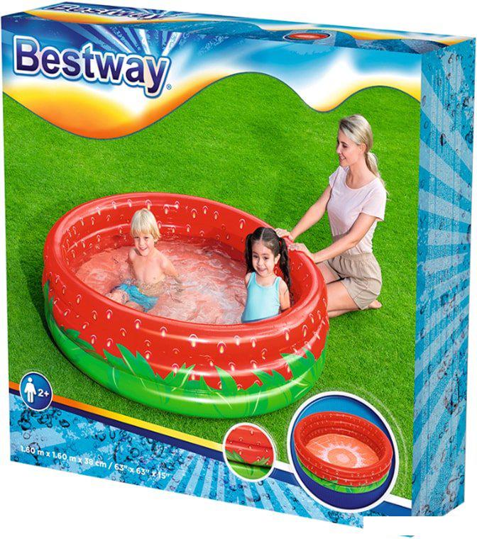 Надувной бассейн Bestway Сладкая клубничка 51145 (160x38)