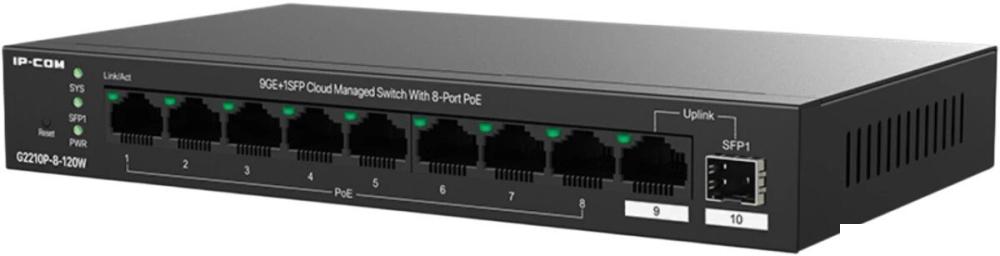 Настраиваемый коммутатор IP-COM G2210P-8-120W