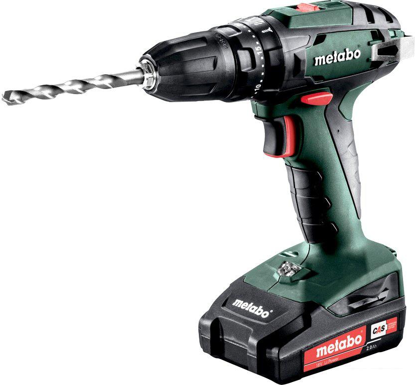 Ударная дрель-шуруповерт Metabo SB 18 602245560 (с 2-мя АКБ, кейс)