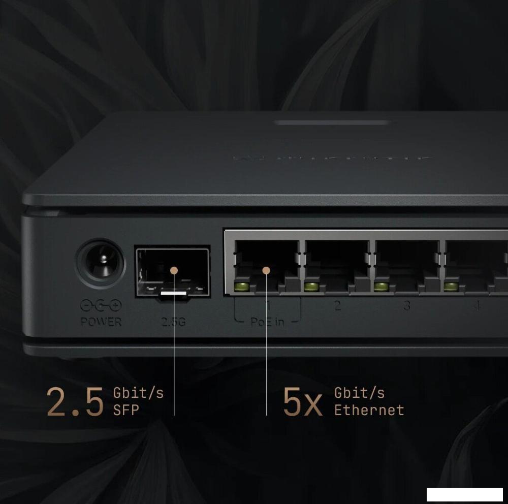 Wi-Fi роутер Mikrotik hAP ax S E62iUGS-2axD5axT