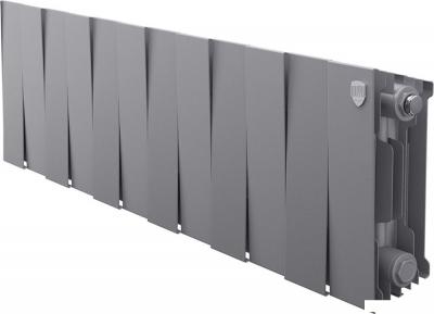 Биметаллический радиатор Royal Thermo PianoForte 200 Серебристый - 12 секций