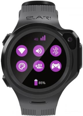 Детские умные часы Elari KidPhone 4GR (черный)