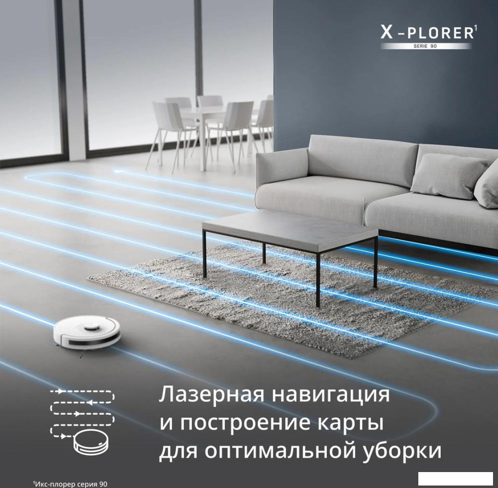Робот-пылесос Tefal X-PLORER Serie 90 Animal &amp; Allergy RG8777WH