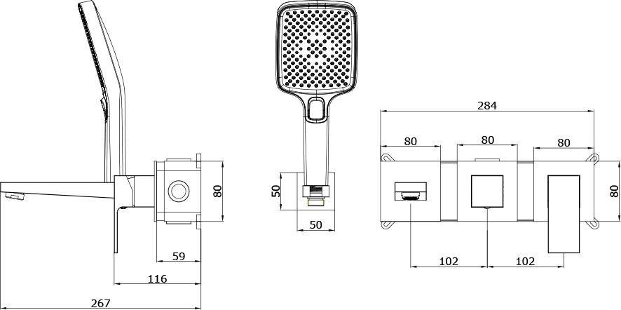 Смеситель Vieir V393536-G