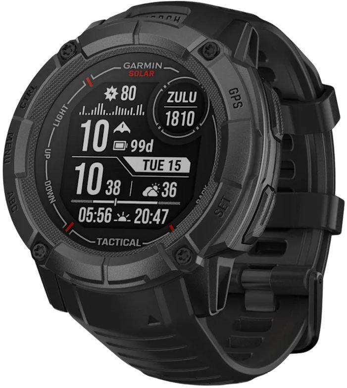 Умные часы Garmin Instinct 2x Solar Tactical Edition (черный)