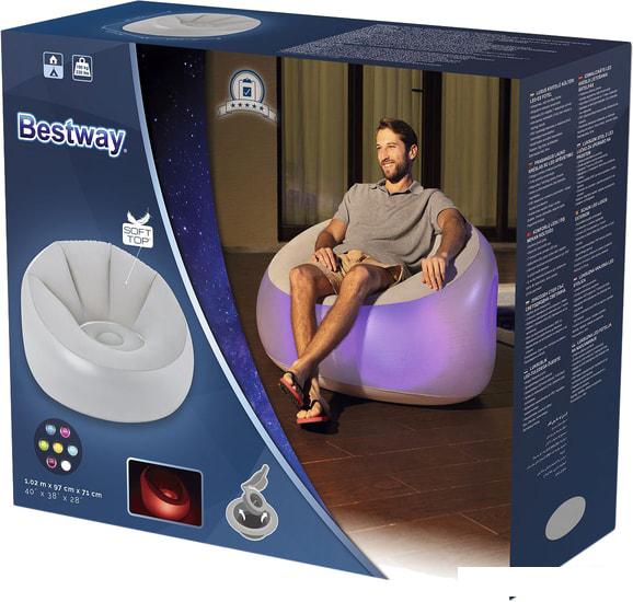 Надувное кресло Bestway Luxury Outdoor LED 75086