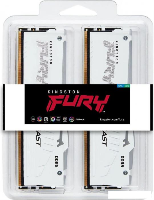 Оперативная память Kingston FURY Beast RGB 2x16ГБ DDR5 6000 МГц KF560C30BWAK2-32