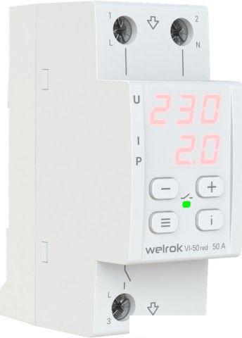 Реле напряжения Welrok VI-50 red (красный)