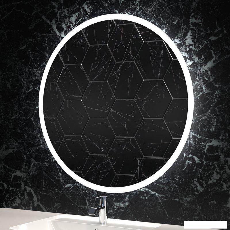 Пекам Зеркало LED Ring-70х70spcl (сенсор прикосн./подогрев/часы)