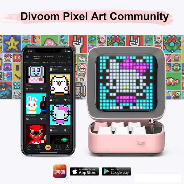 Беспроводная колонка Divoom Ditoo Pro (черный)