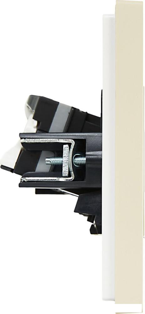 Розетка компьютерная IEK Forte&amp;Piano FP-K20-1-K10