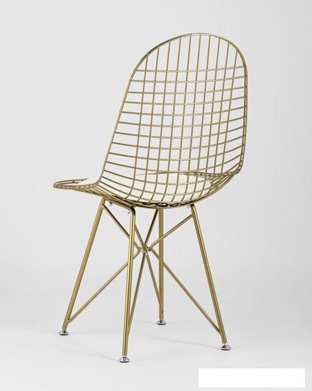 Стул Stool Group Eiffel (золотой/белая подушка)