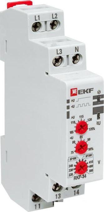 Реле контроля фаз EKF PROxima rkf-34